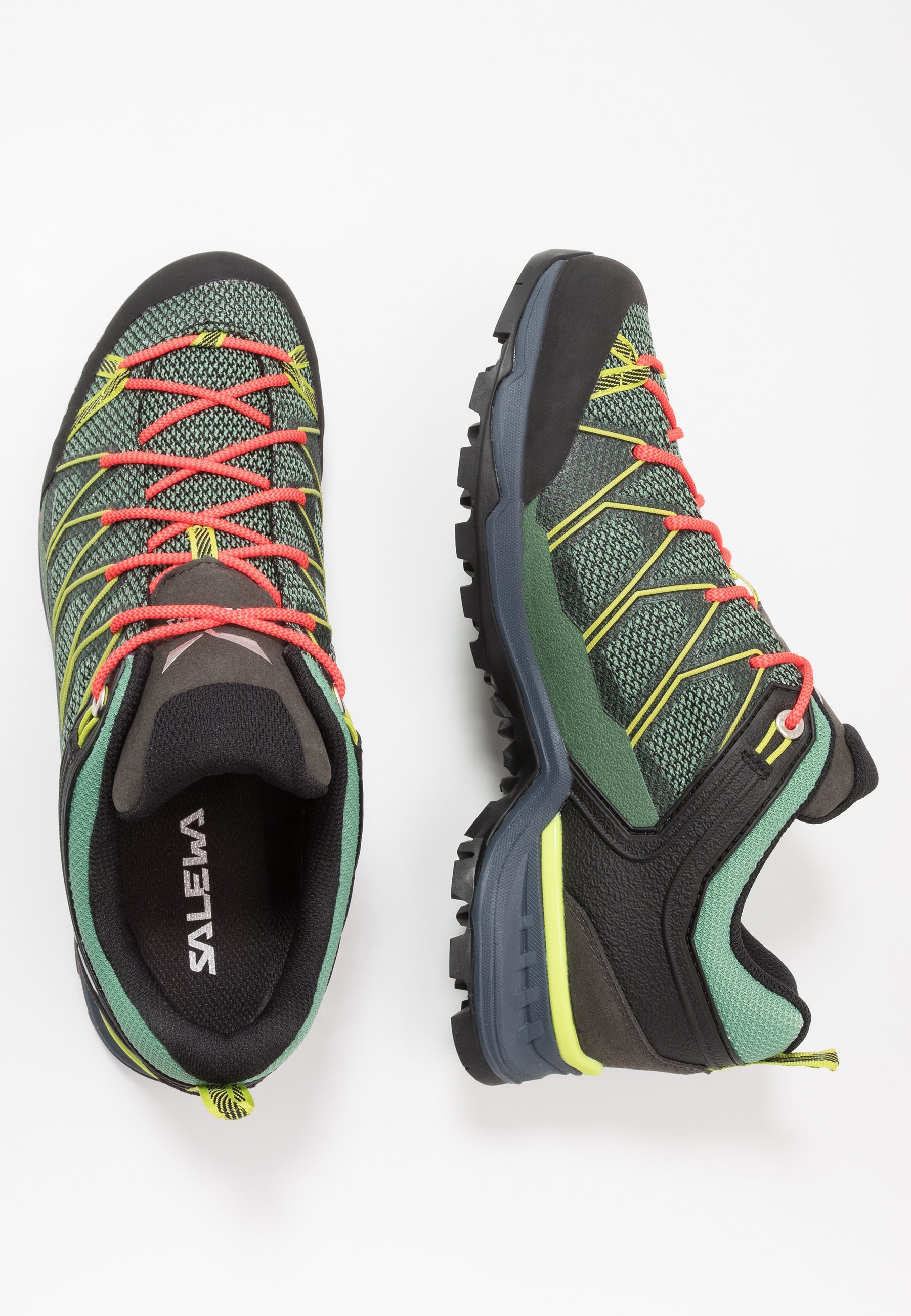 Salewa MOUNTAIN TRAINER LITE GORE TEX - Fjellsko - feld green/fluo coral