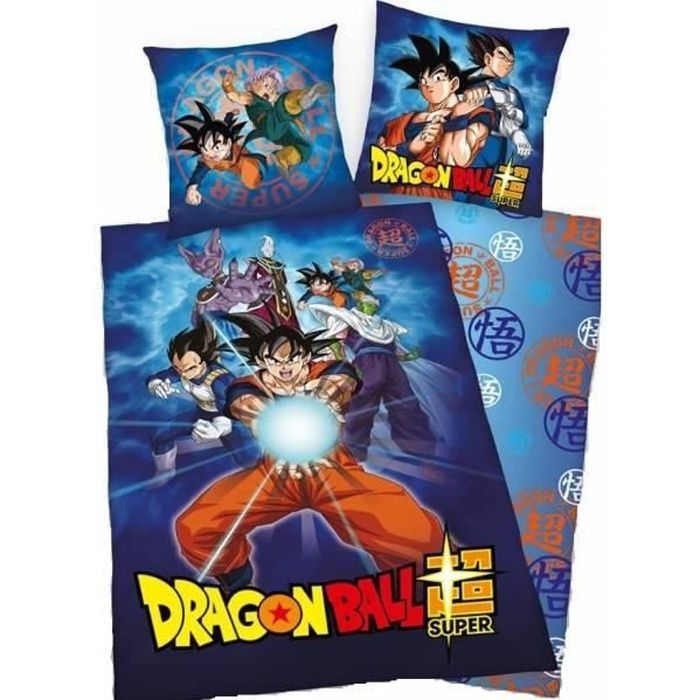 Duvet cover - DRAGON BALL Z - 140x200 cm - 1 pillowcase 65x65 cm - 100% Microfiber - Machine washable at 40°C