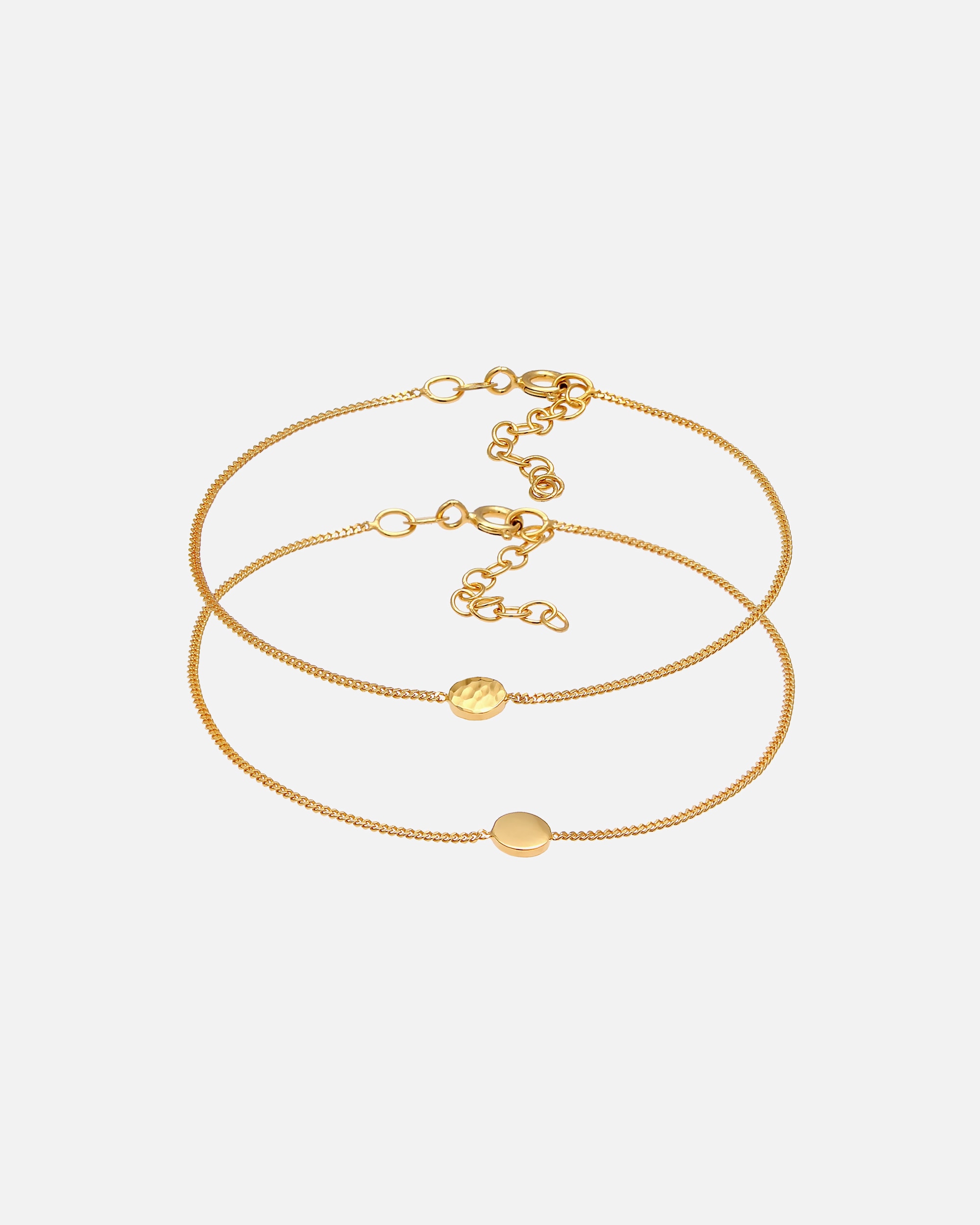 Elli Cercle de plaquettes pour dames - Tendance Geo Look Basic en argent sterling 925