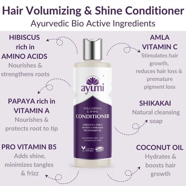 Balsamo Ayumi Naturals all'ibisco e curcuma 250 ml