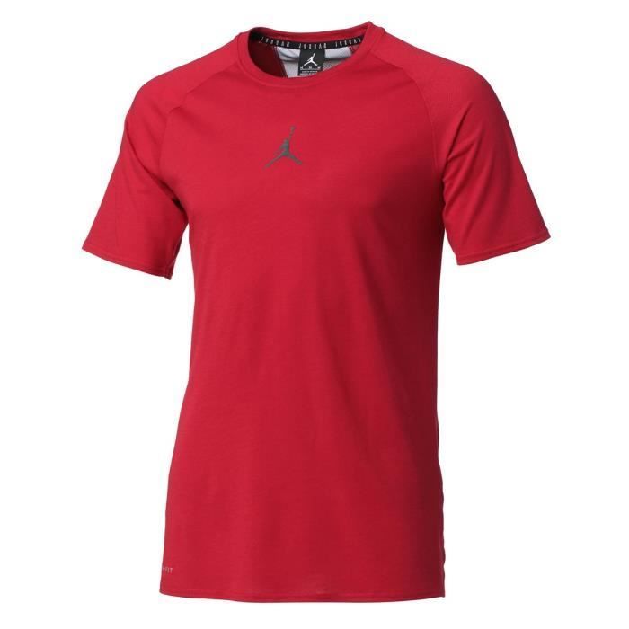 NIKE Herr 23 Alpha Dry SS Baskettröja - Röd