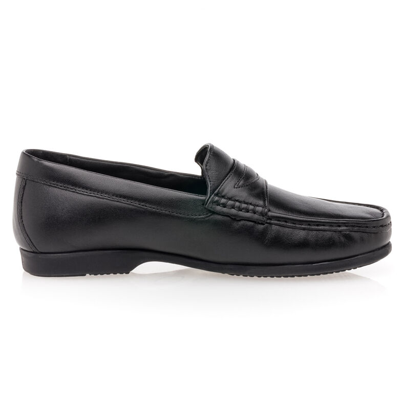 Miesten mustat loaferit/veneilykengät