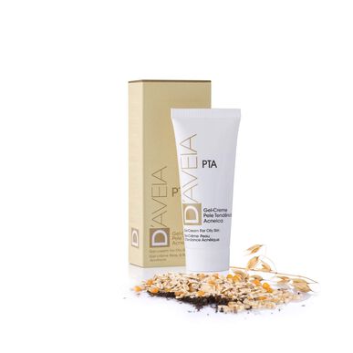 D'AVEIA PTA gelový krém pro pleť se sklonem k akné, textura bez obsahu olejů, kyselina salicylová, 40 ml
