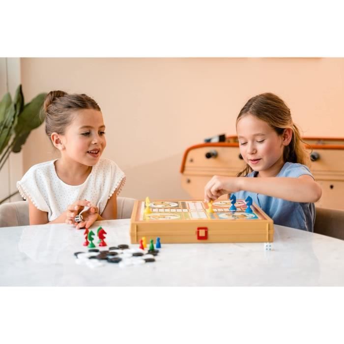 SET STANDARD DA 8 GIOCHI - Giochi da tavolo - DUJARDIN - Divertiti con 8 giochi classici in un unico set