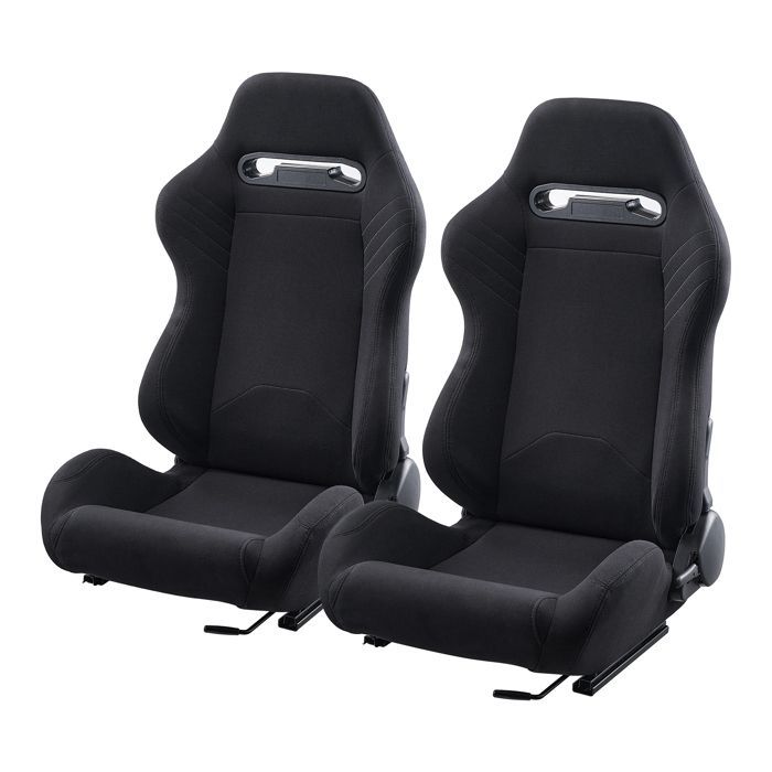 VEVOR Racing Seat - 2-delig - Verstelbare racecockpit met brede kantelhoek en zeer veerkrachtig schuim