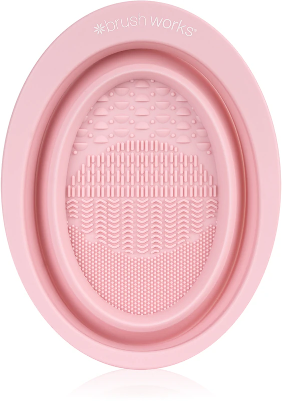 Tigela de silicone para limpeza de pincéis de maquiagem Brushworks