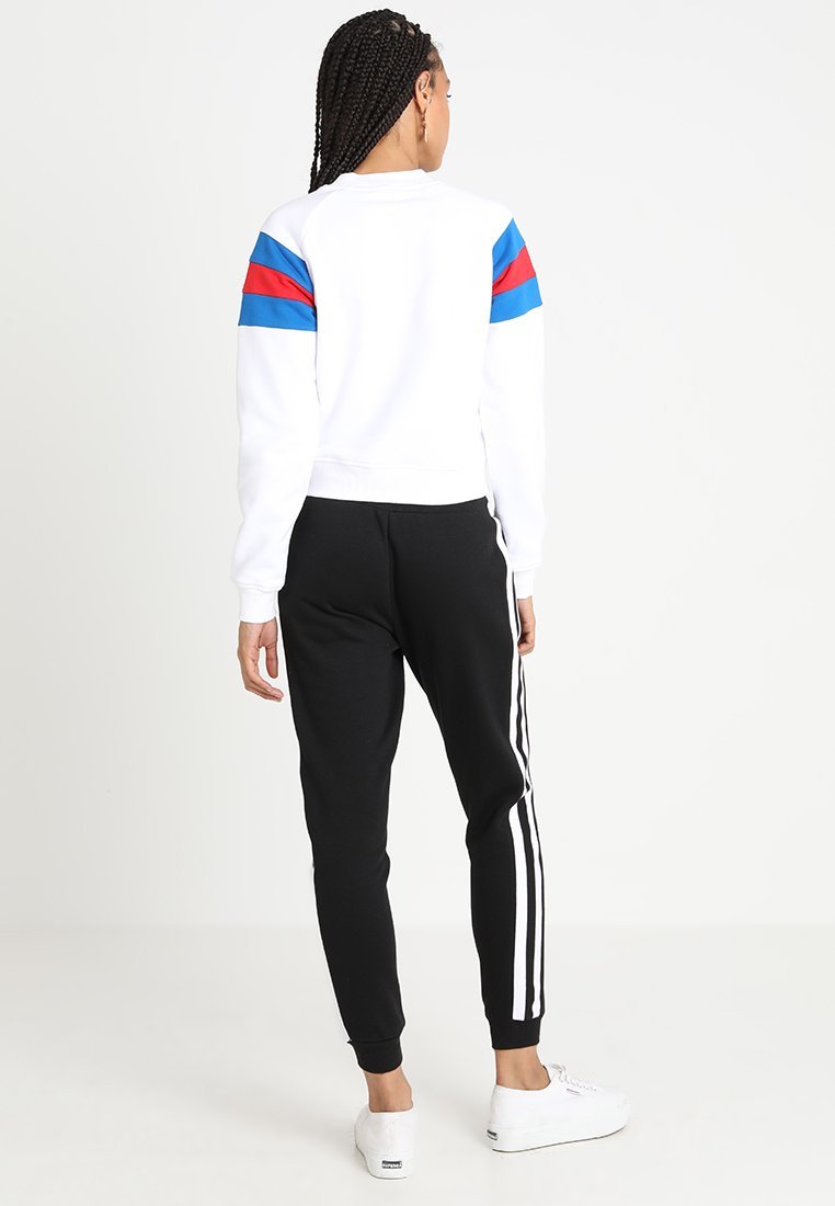 Urban Classics LADIES COLLEGE CONTRAST - Trainingsbroek - zwart/wit/zwart