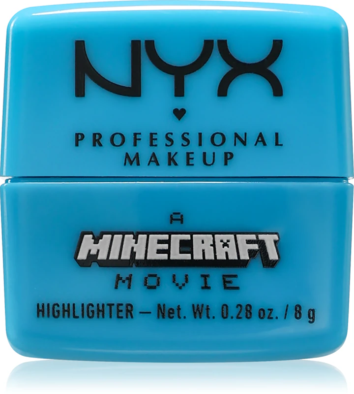Iluminador NYX Professional Makeup inspirado no filme Minecraft