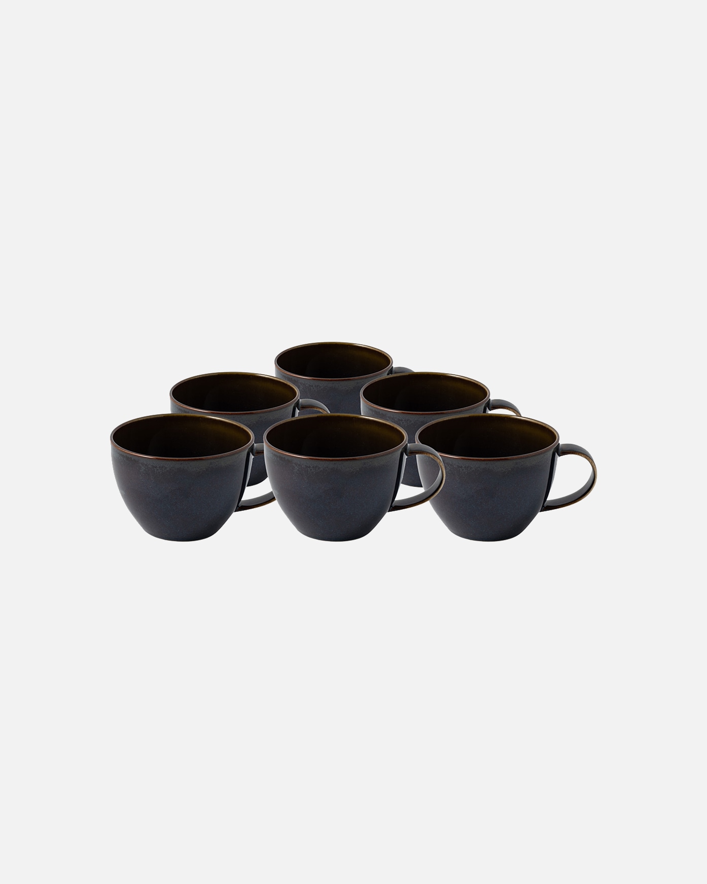Tasses à café Villeroy & Boch (6 pièces), dont 1 en denim de haute qualité