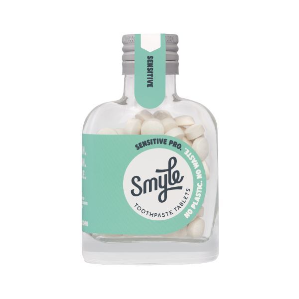 SMYLE Sensitive Pro. Pastilhas de pasta de dente, 63 pastilhas, frasco