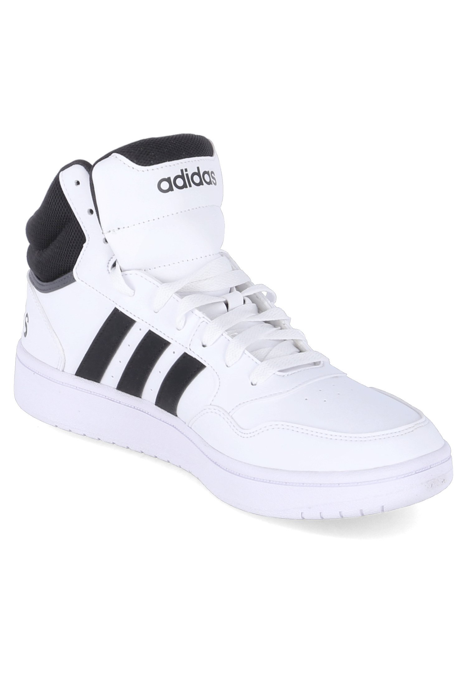 adidas Sportswear HOOPS 3.0 MID CLASSIC VINTAGE - Hoge sneakers - wit