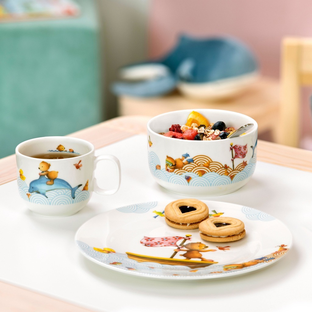 Villeroy & Boch 3 daļu galda piederumu komplekts EF Happy as a Bear - 1 daļa