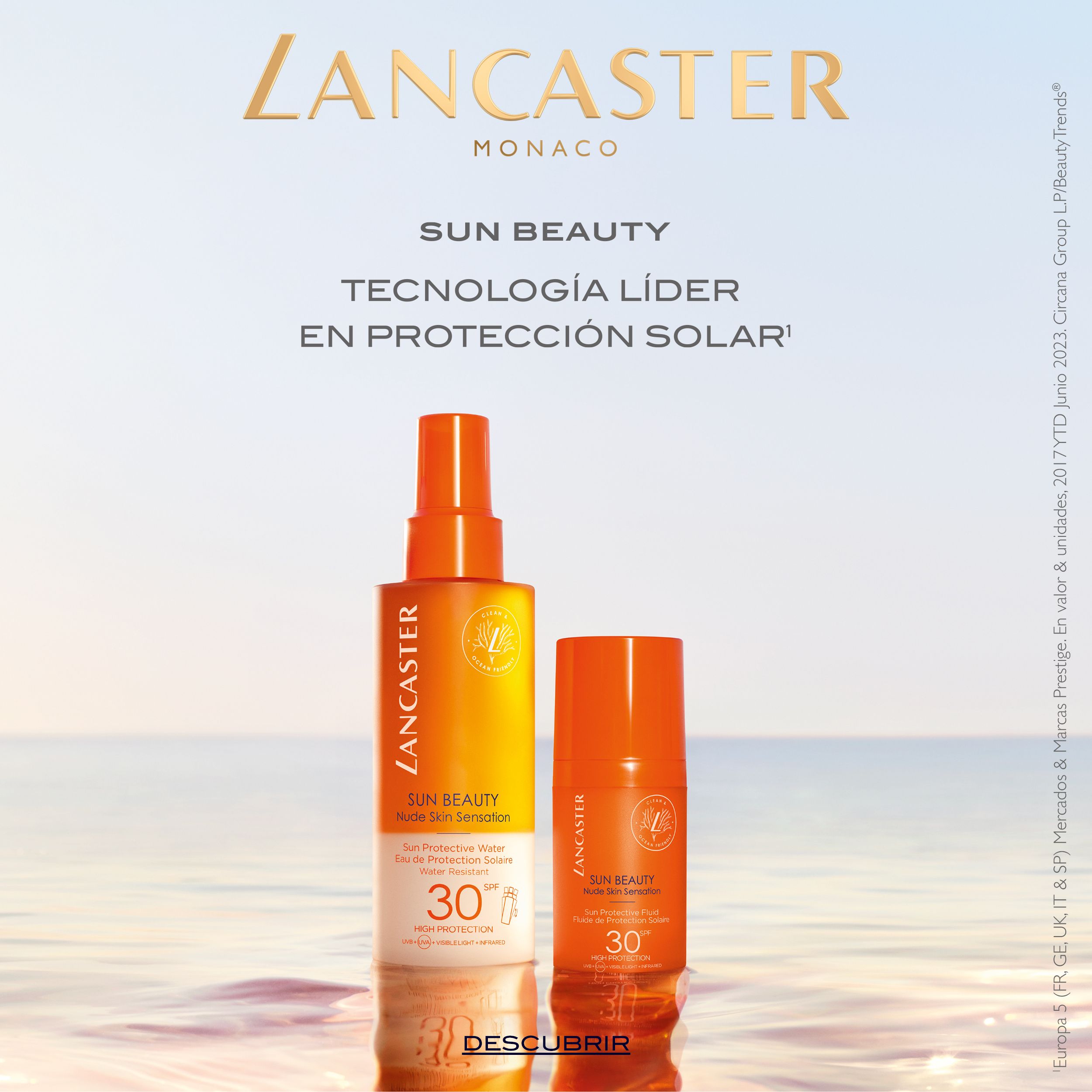 „Sun Beauty Nude Skin Sensation“ apsauginis vanduo nuo saulės SPF30 Kūno apsauga
