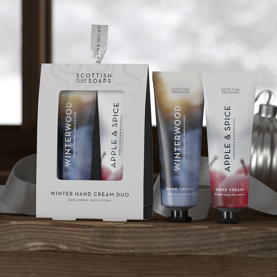 Duo de crèmes pour les mains d'hiver Scottish Fine Soaps