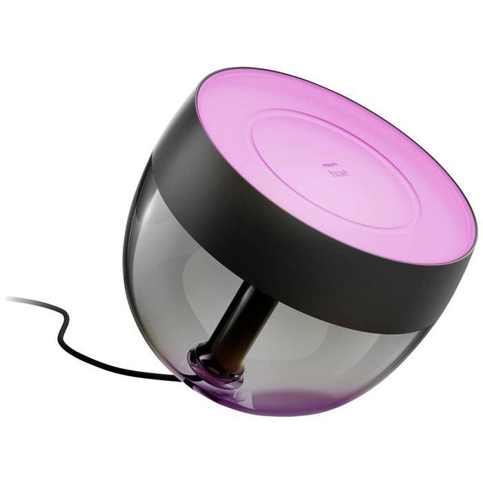 Lámpara Philips Hue White & Color Ambiance Iris, compatible con Bluetooth, negra, funciona con Alexa, Google Assistant y Apple.