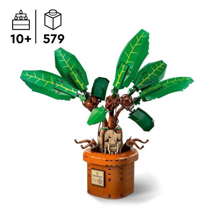 LEGO® Harry Potter 76433 Mandrágora - Planta e Vaso - Ideia de Presente Mágico para Crianças