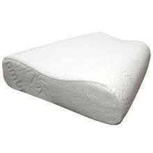Almohada ergonómica - VEGELIA - Cervical pequeña - 47 x 30 cm - Espuma viscoelástica - Lavable