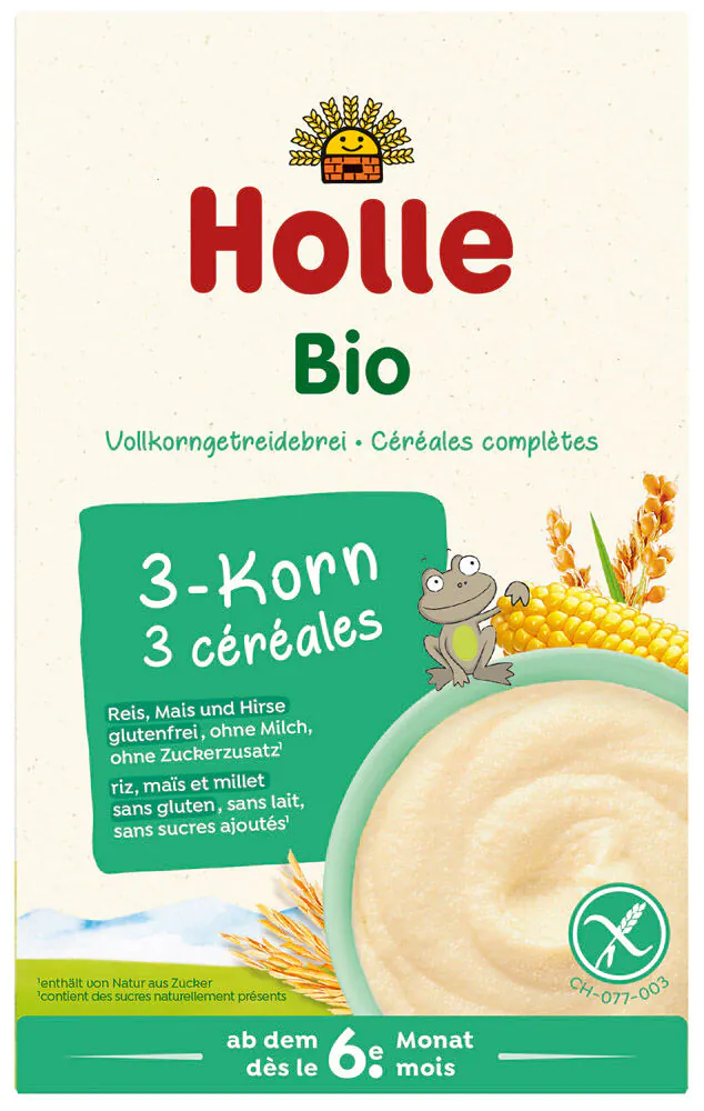 Holle BIOKaszka 3 Zboża Pełnoziarnista Po 6miesiącu