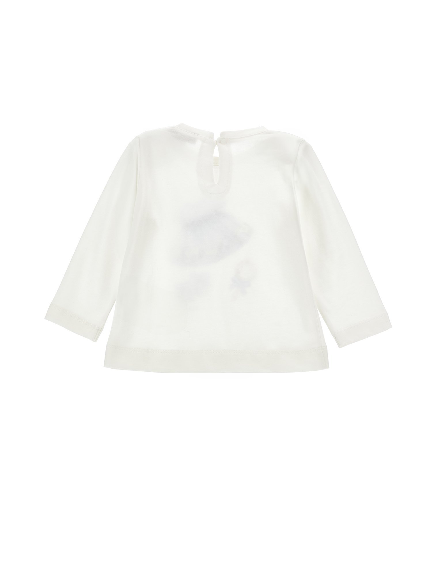 Monnalisa FERMO - Long sleeved top - panna/celeste