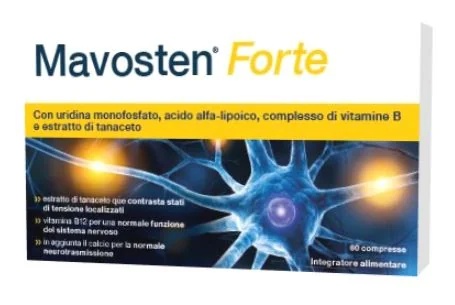 MAVOSTEN Mavosten Forte Voedingssupplement voor een gezond zenuwstelsel 60 tabletten