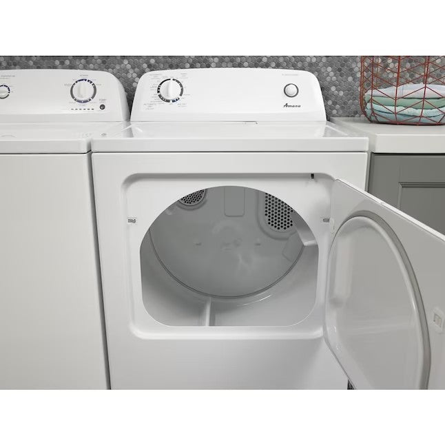 Elektrická sušička Amana 6,5 krychlových stop (bílá)