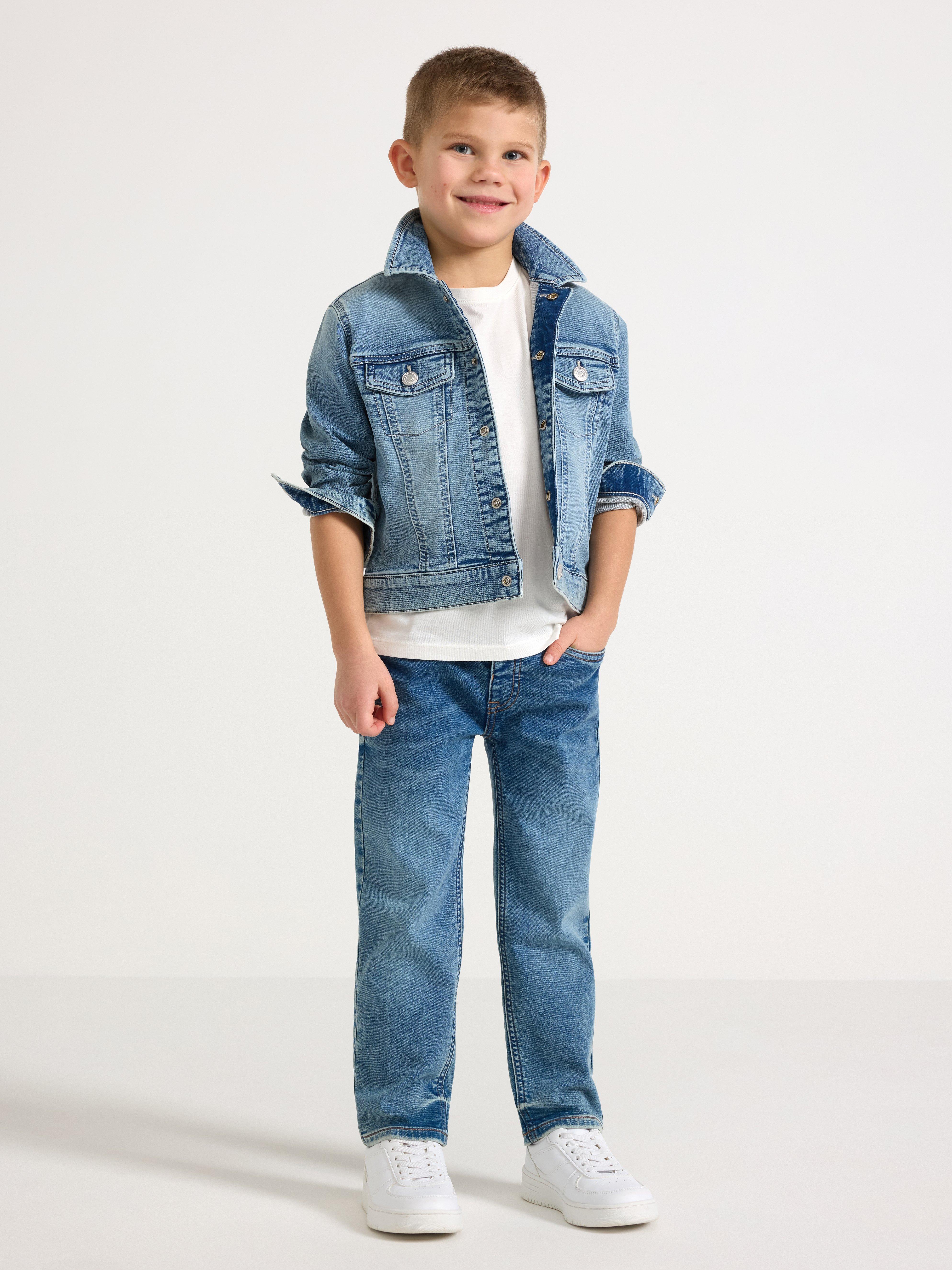 Denim jerseyjakke Let denim