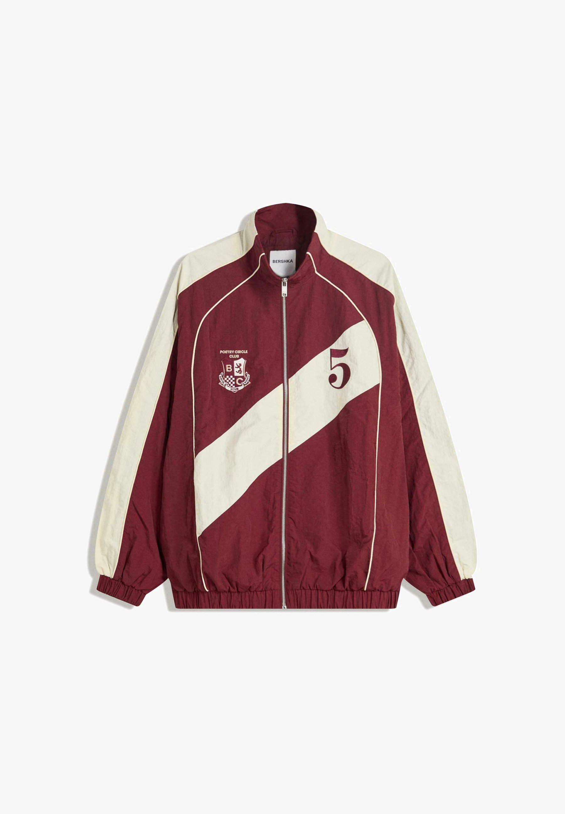 Veste d'entraînement Bershka - rouge