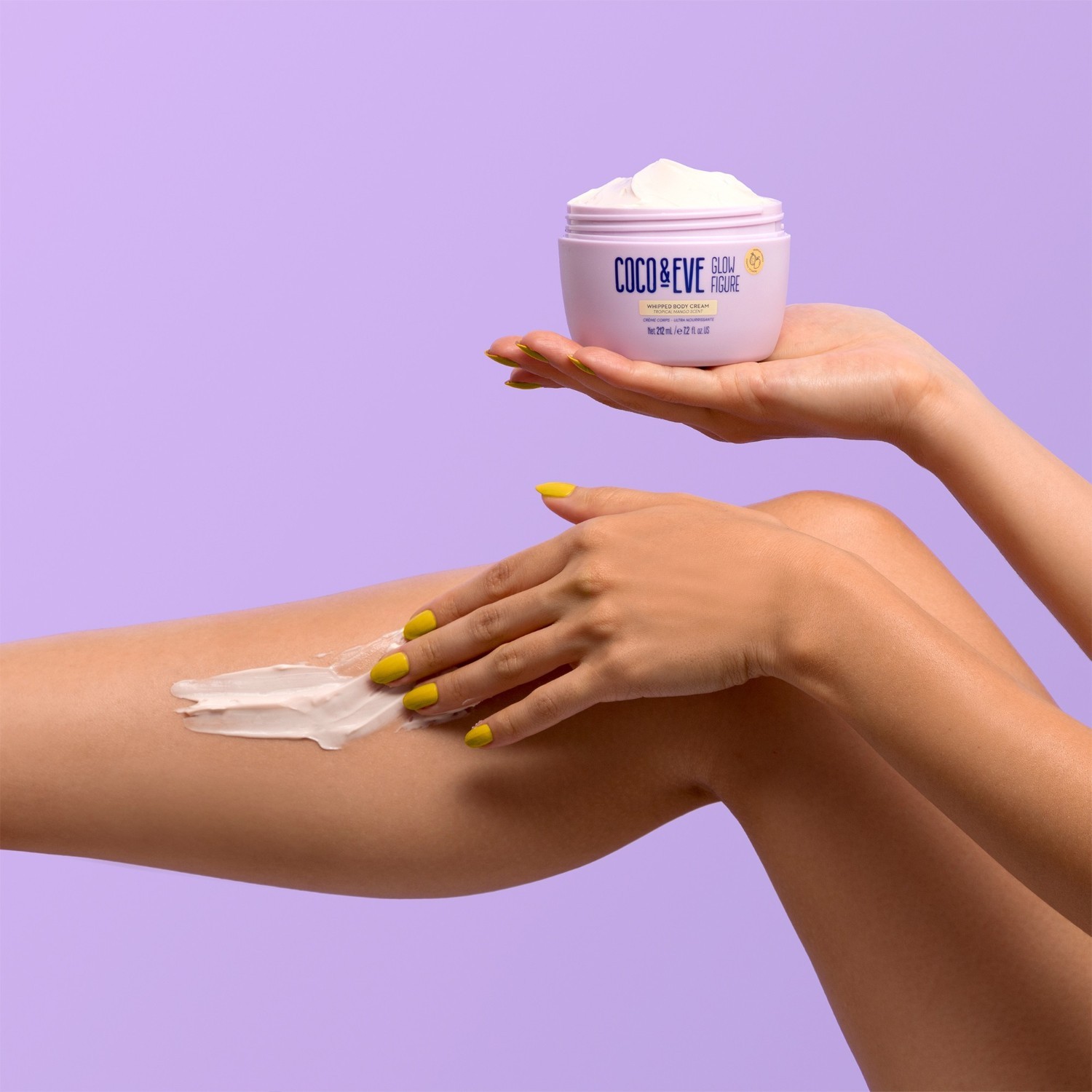 Coco & Eve Glow Figure šlag krema za tijelo s mirisom ličija i zmajevog voća