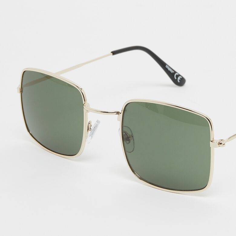 Slanke gafas de sol - verde, neger