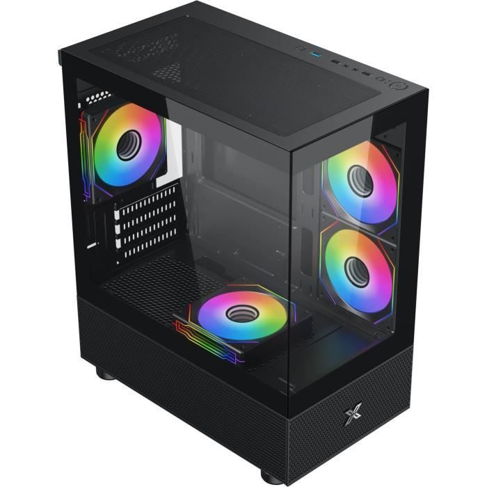 PC Case - XIGMATEK - Alphard M - Mini Tower - M-ATX - Tempered Glass - ARGB - Black