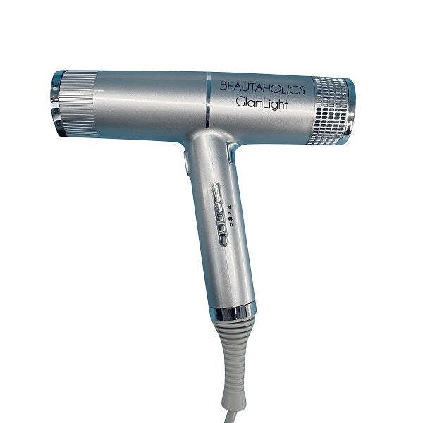 Secador de cabelo ultraleve Beautaholics GlamLight - Prata