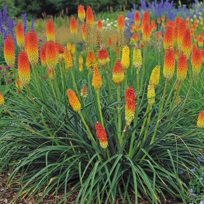 Kniphofia, la tizón de Satanás Grandiflora