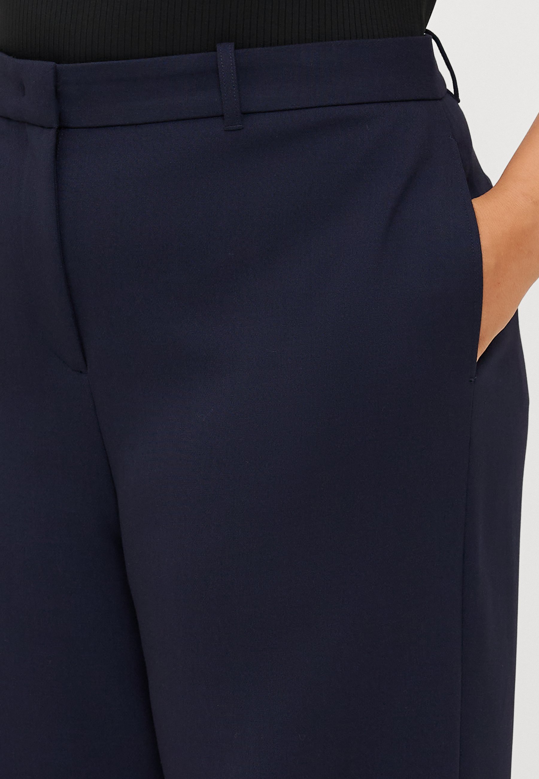 Tommy Hilfiger Curve STRAIGHT - Broek - donker nachtblauw