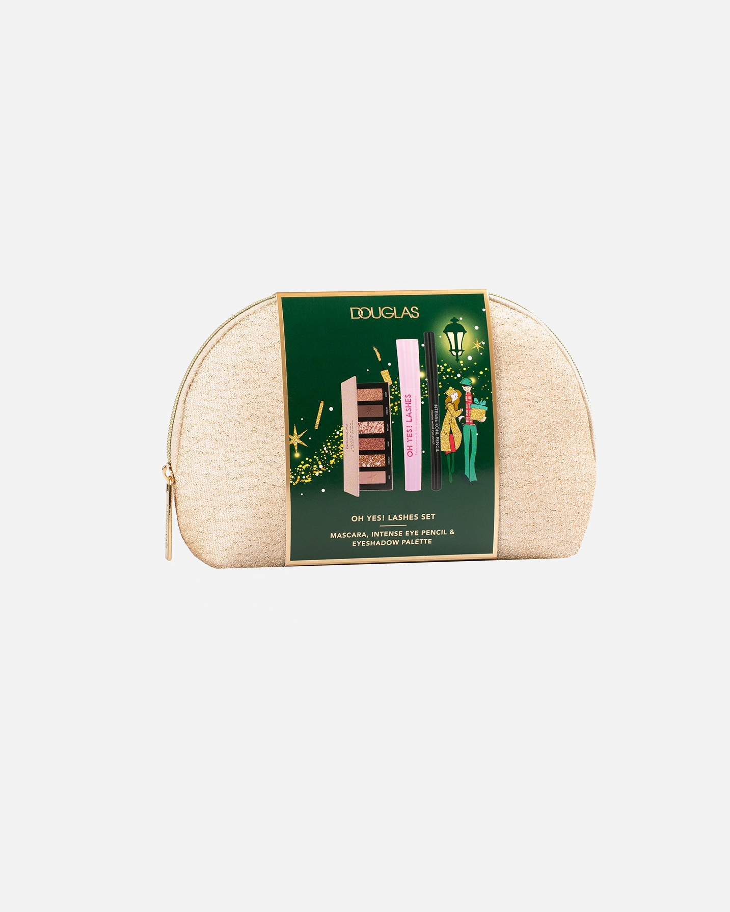 Conjunto de Maquiagem para Olhos Douglas Collection “Oh Yes!” Estojo para Cílios Postiços – 1 peça