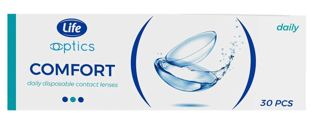 Life Optics Comfort Daily Soczewki kontaktowe jednodniowe, -02.75