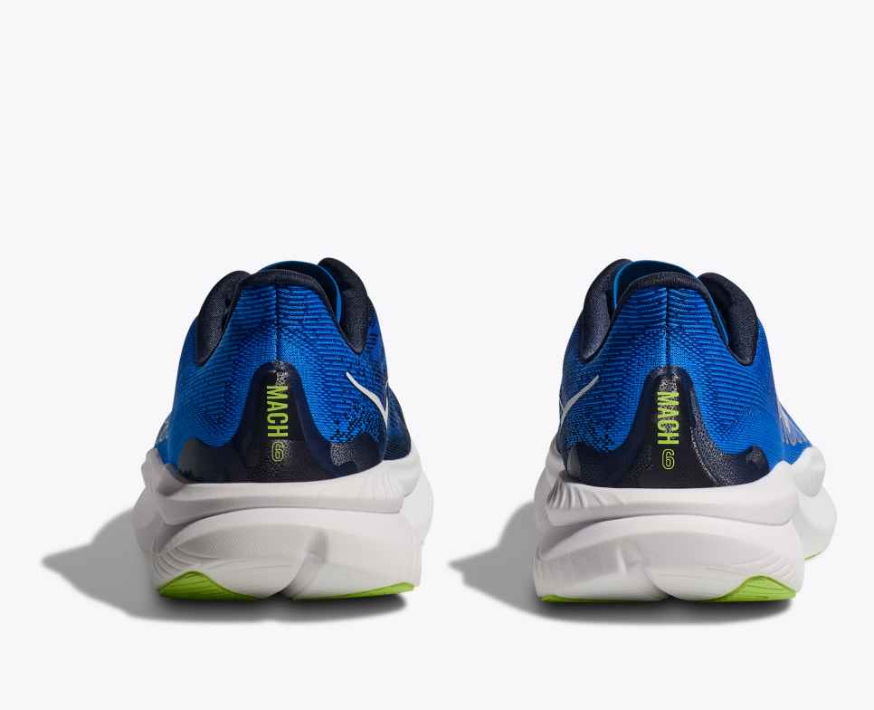 HOKA Mach 6 Elektrische Kobalt / Varsity Marineblauw