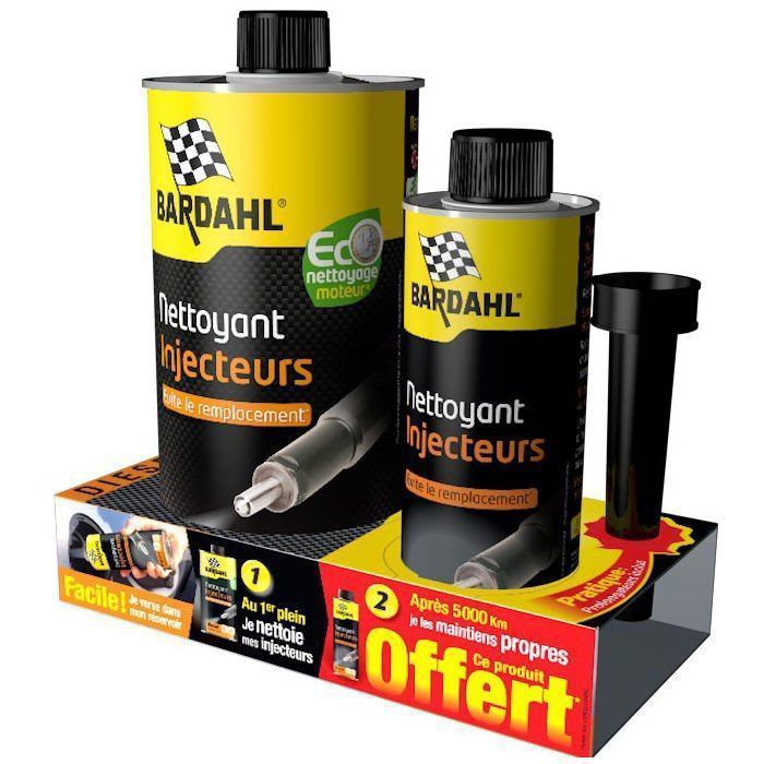 Pack de limpiador de inyectores diésel Bardahl 1L + 300ml gratis