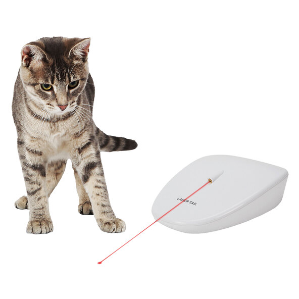 Automatisk kattelegetøj med laserhale