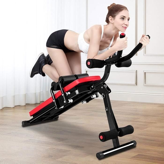 BIGZZIA - Máquina abdominal plegable - Reformer de 5 minutos - Equipo de fitness para el hogar