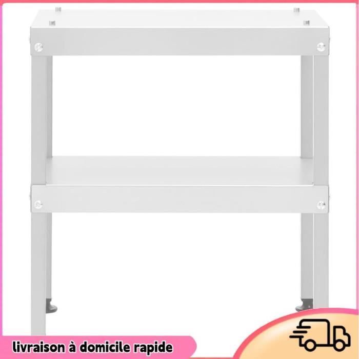 Tavolo Cocosity per affumicatore/forno 40x28x44,5 cm in acciaio zincato - 7894202859756