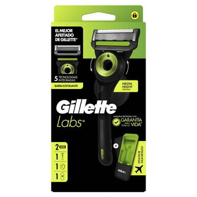 Gillette Pack Labs Neon Night 5 Technologies -parranajokoneen kuorintapala 1 kpl 1 kpl