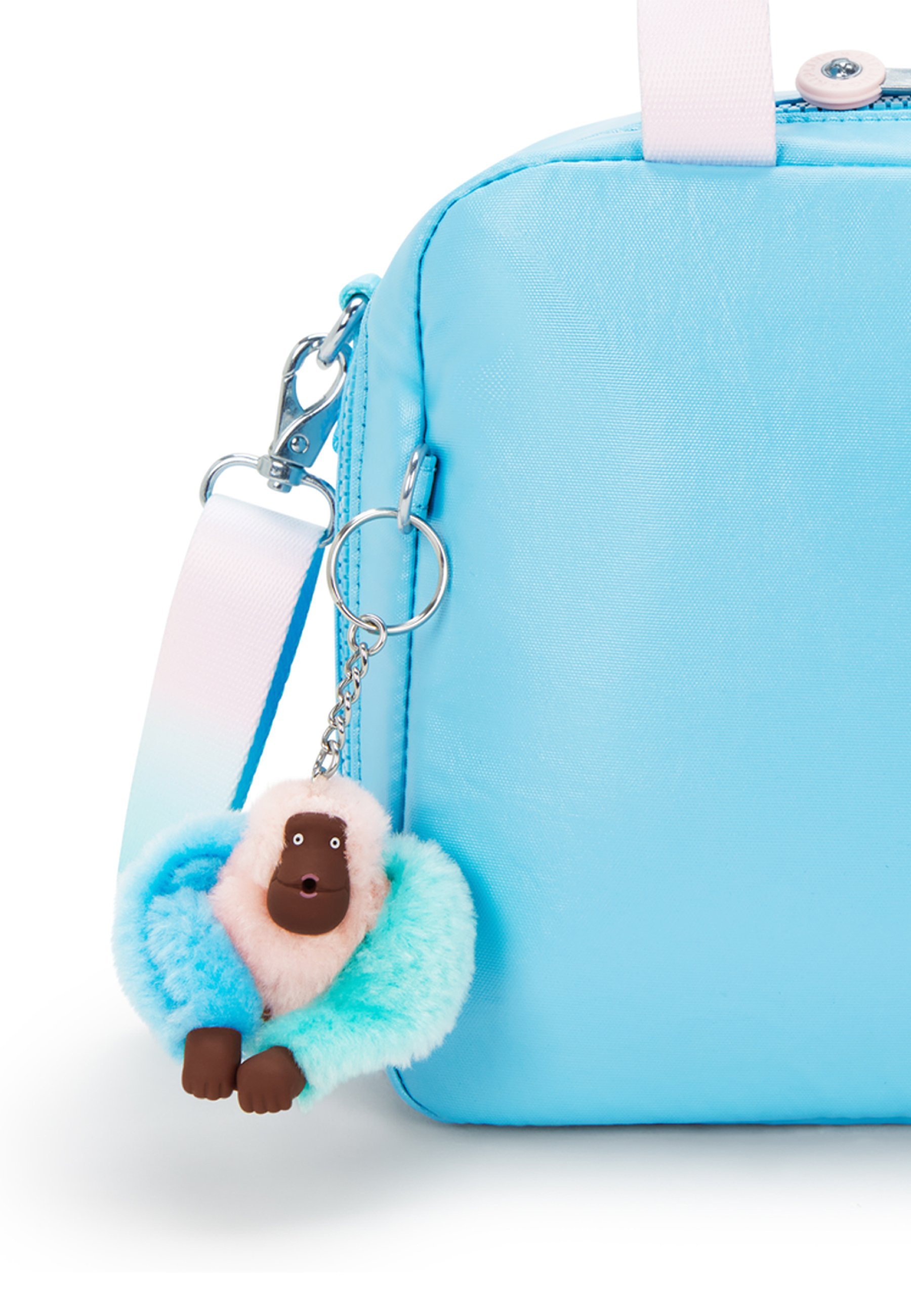 Borsa a tracolla Kipling - blu mare metallizzato