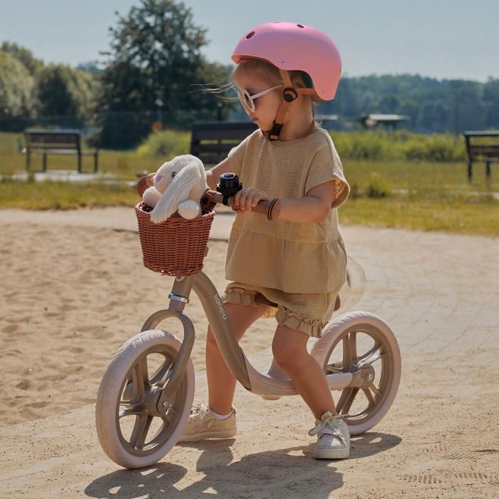 LIONELO Children's Bike Helmet - 50-56 cm - Customizable - Shock-absorbing materials - Intertek - Pink