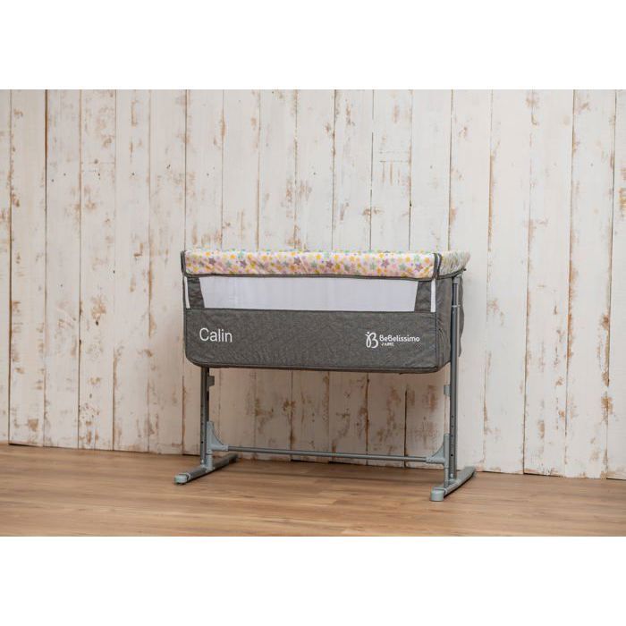 BEBELISSIMO - Lit Cododo - berceau bébé - lit bébé - Calin - dès la naissannce - gris