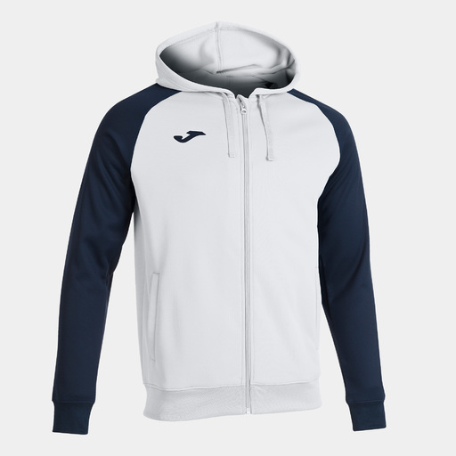  Chaqueta Con Capucha Joma Academy Iv Blanco Marino