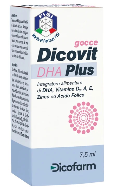 DICOFARM Dicovit Plus gotas 7,5 ml para a saúde óssea e do sistema imunológico