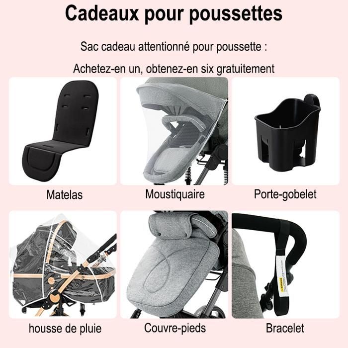 Poussette pour nouveau-né Poussette bebe Magic ZC Poussette 3 en 1 Poussette cosy voyag Poussette trio avec nacelle pliable un clic