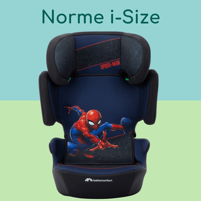 Bebeconfort DISNEY© Siège auto Road Safe i-Size Spiderman, groupe 2/3, 3,5 ans à 10/12 ans, 100-150cm, 15-36kg, Authentic Spiderman