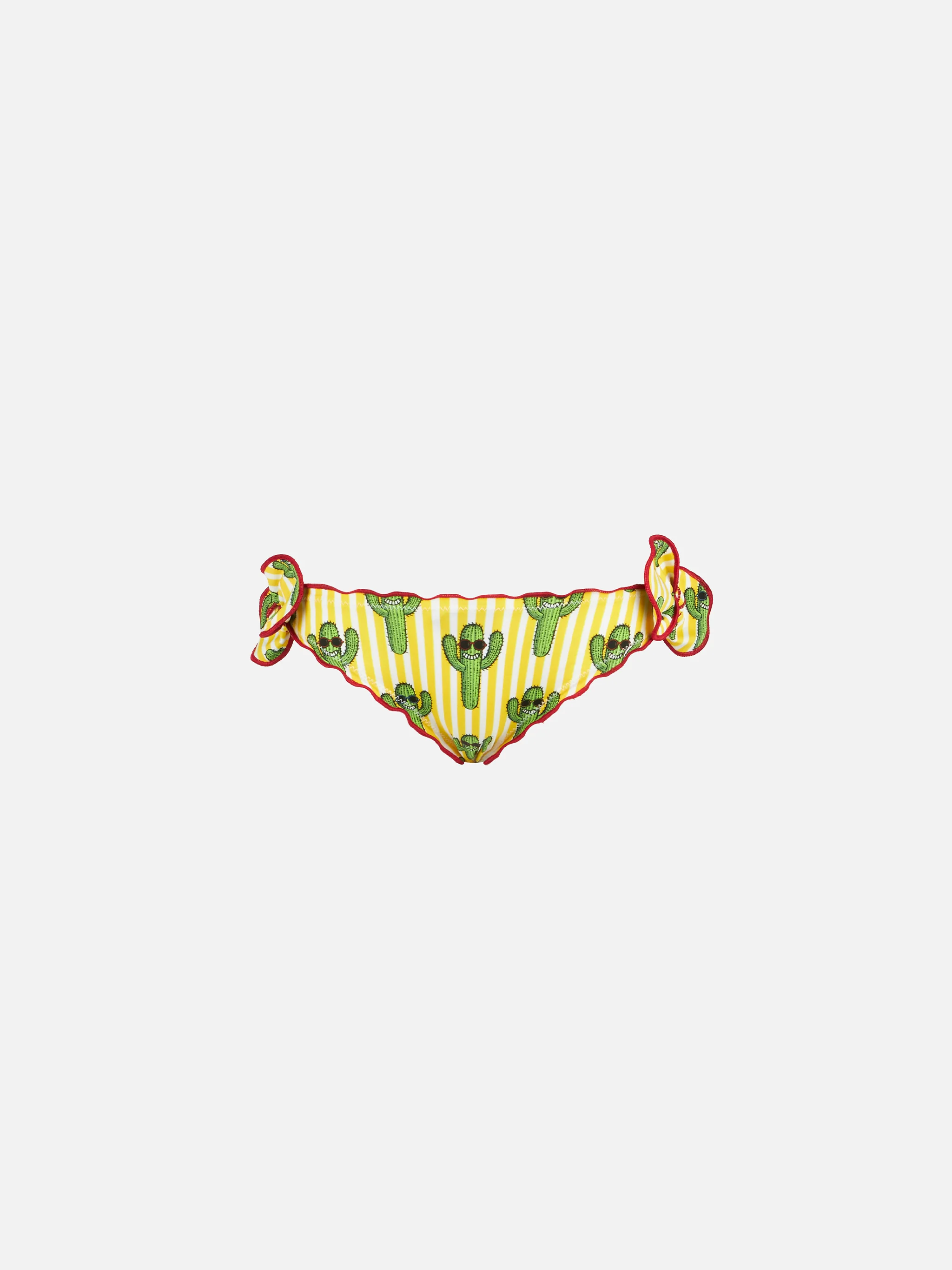 Mädchen-Badehose mit fröhlichem Kaktusmuster