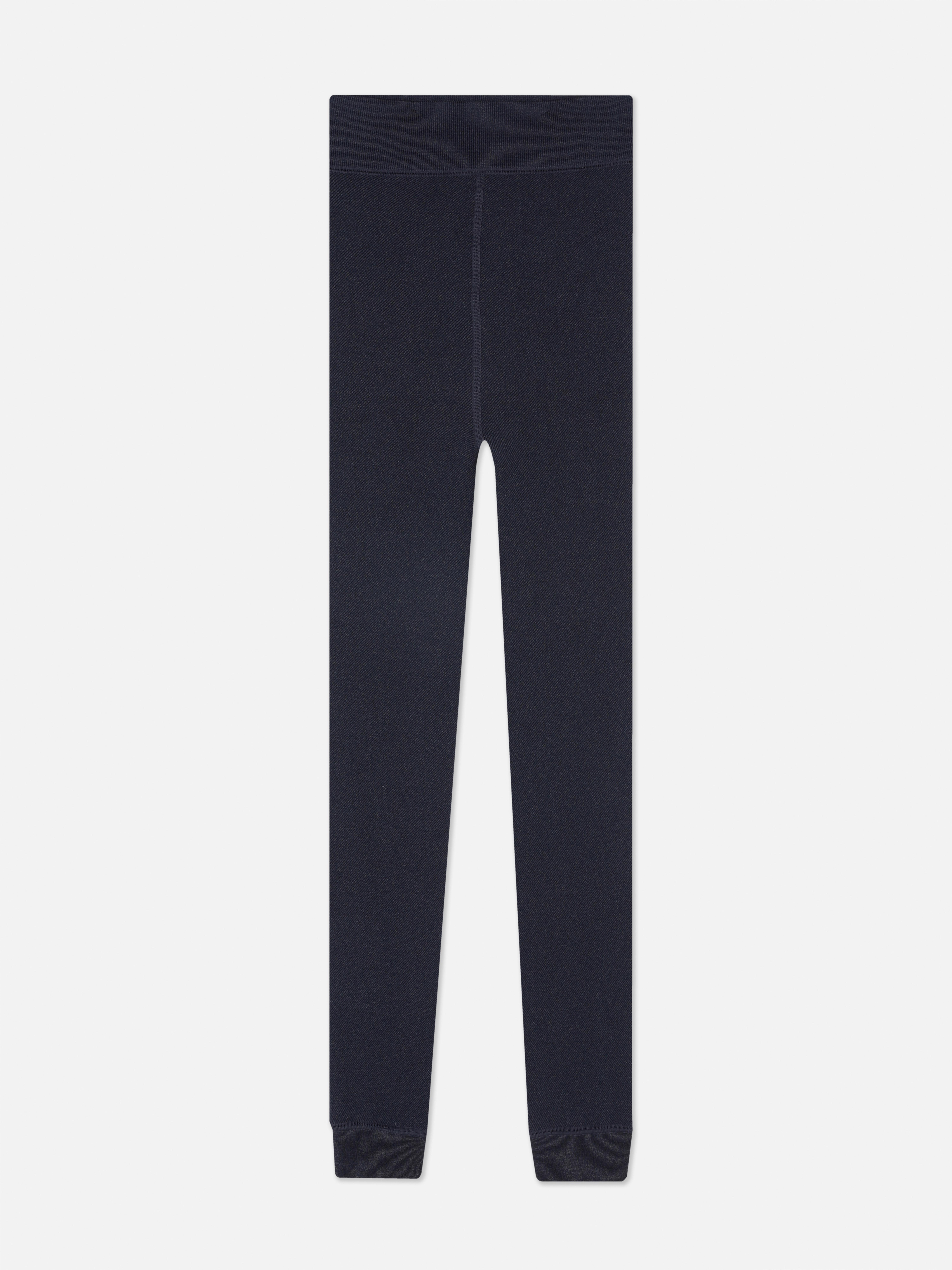 Colanți cu căptușeală catifelată și aspect denim. Acești colanți cu căptușeală moale și aspect denim reprezintă combinația perfectă între confort și stil.